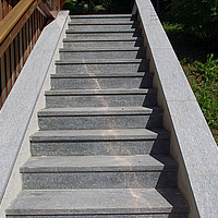 escalier, pierre sèche