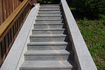 pierre sèche maçonnée, escalier