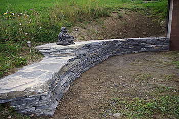 mur de soutènement, pierre sèche
