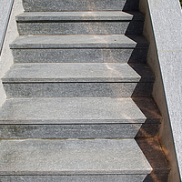 escalier, pierre sèche