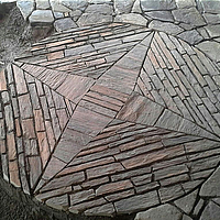 pierre sèche, mosaïque, calade