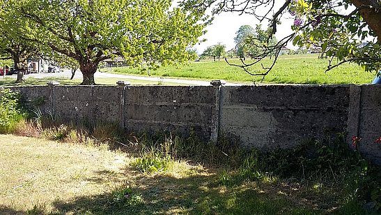 mur de séparation pierre sèche